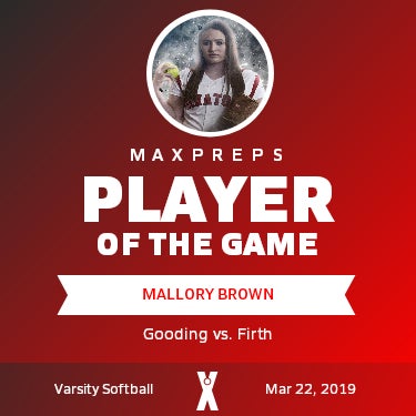 #2 Mallory Brown Player of the Game badge