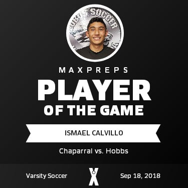 #17 Ismael Calvillo Player of the Game badge