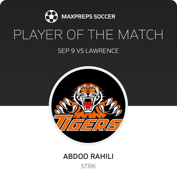 #19 Abdoo Rahali Player of the Game badge
