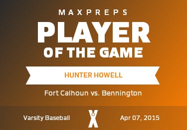 #13 Hunter Howell Player of the Game badge