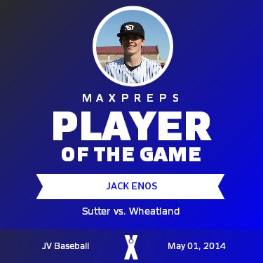 #16 Jack Enos Player of the Game badge