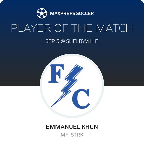#10 Emmanuel Khun Player of the Game badge
