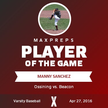 #5 Manny Sanchez Player of the Game badge