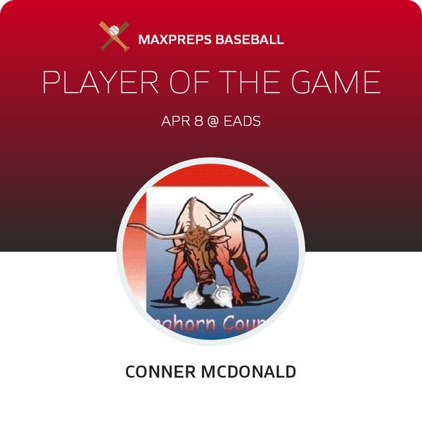 #2 Conner McDonald Player of the Game badge