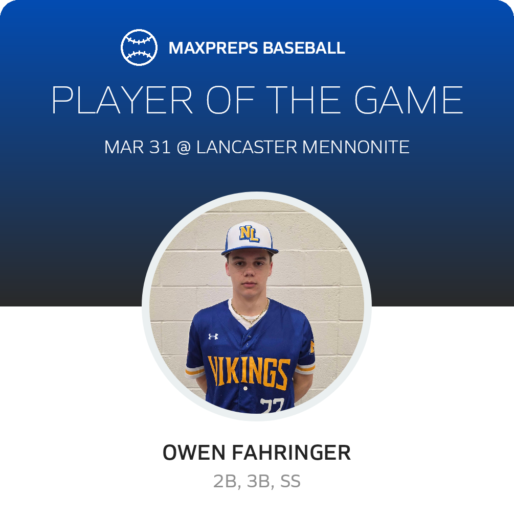 #22 Owen Fahringer Player of the Game badge
