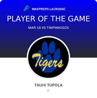 #42 Tauhi Tupola Player of the Game badge