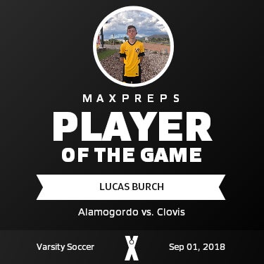 #6 Lucas Burch Player of the Game badge