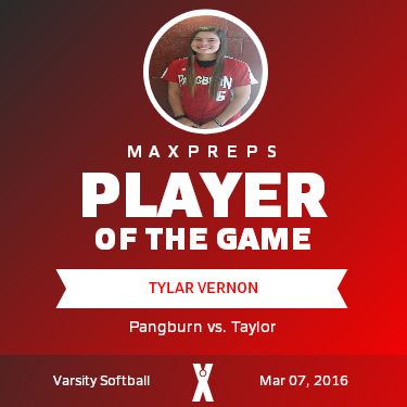 #6 Tylar Vernon Player of the Game badge
