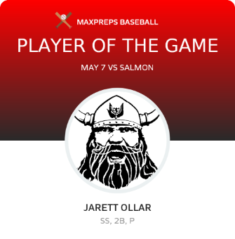 #23 Jarett Ollar Player of the Game badge