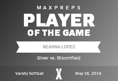 #2 Beanna Lopez Player of the Game badge