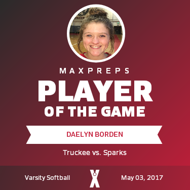 #11 Daelyn Borden Player of the Game badge