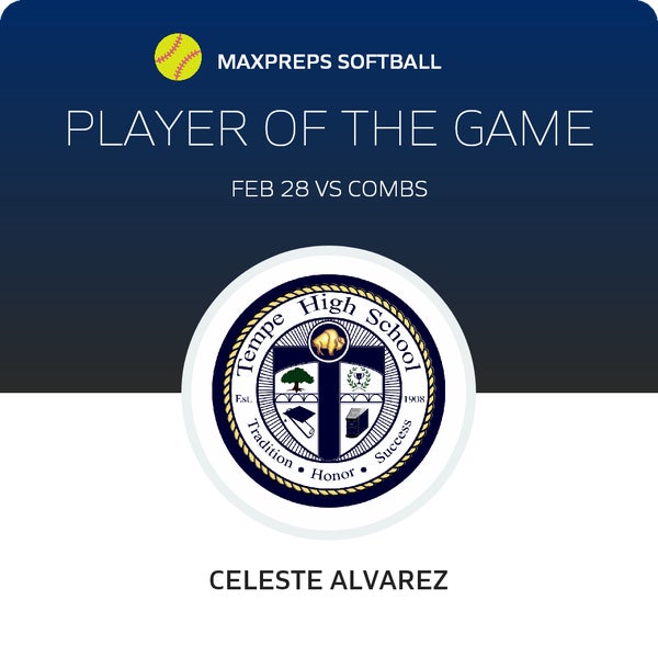 #18 Celeste Alvarez Player of the Game badge
