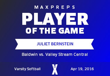 #24 juliet bernstein Player of the Game badge