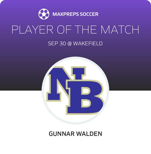 #7 Gunnar Walden Player of the Game badge