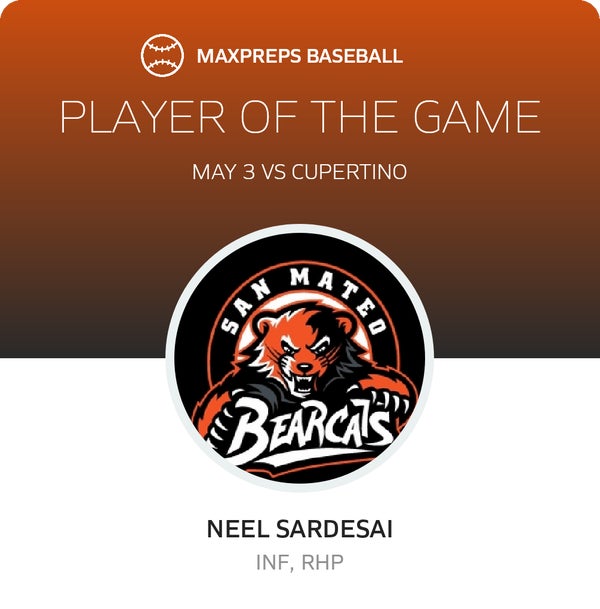 #10 Neel Sardesai Player of the Game badge