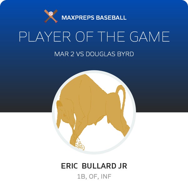 #4 Eric Bullard Jr Player of the Game badge