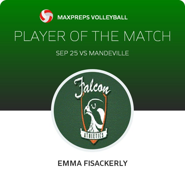 #11 Emma Fisackerly Player of the Game badge