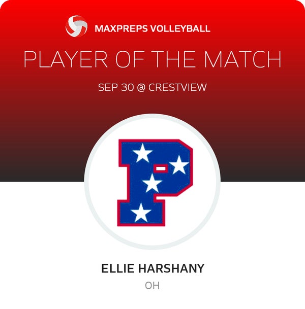 #14 Ellie Harshany Player of the Game badge