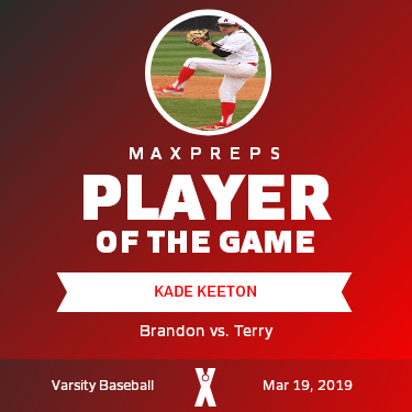 #2 Kade Keeton Player of the Game badge