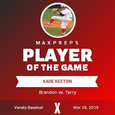 #2 Kade Keeton Player of the Game badge