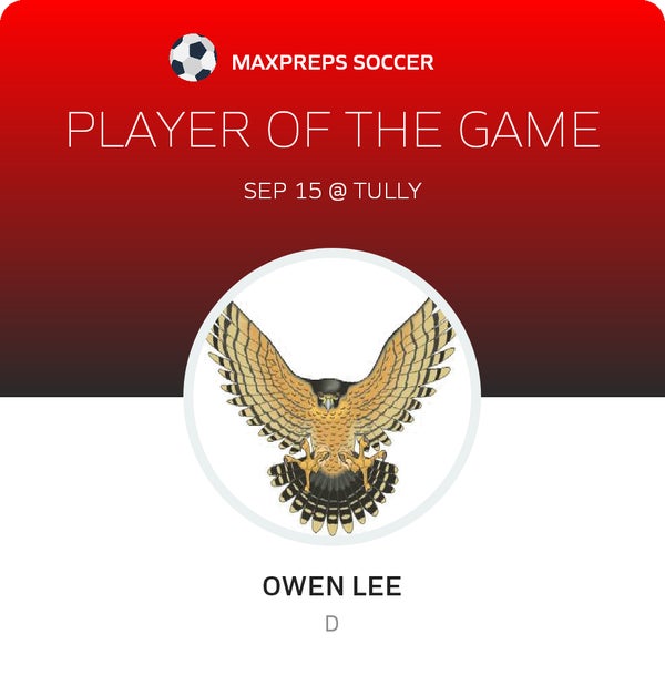#1 Owen Lee Player of the Game badge