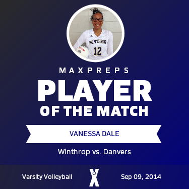 #12 Vanessa Dale Player of the Game badge