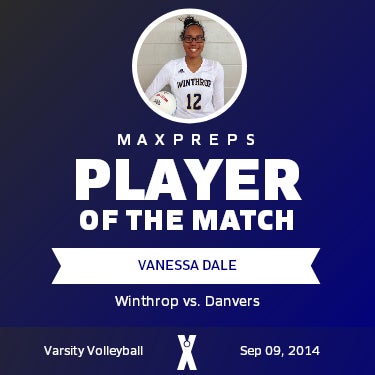#12 Vanessa Dale Player of the Game badge