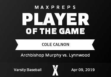 #4 Cole Calnon Player of the Game badge