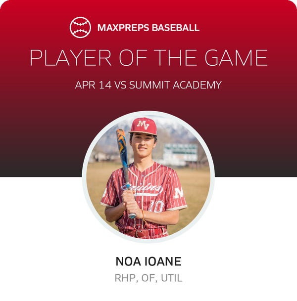 #10 Noa Ioane Player of the Game badge