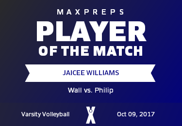 #4 Jaicee Williams Player of the Game badge