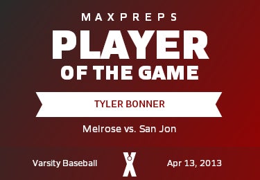 #26 Tyler Bonner Player of the Game badge