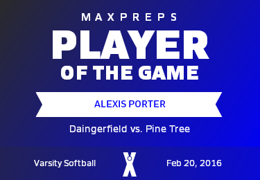 #10 Alexis Porter Player of the Game badge
