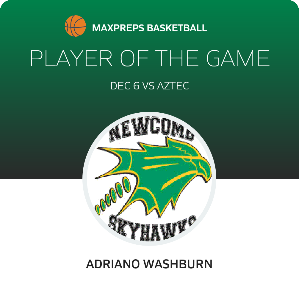 #31 Adriano Washburn Player of the Game badge