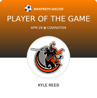 #13 Kyle Reed Player of the Game badge