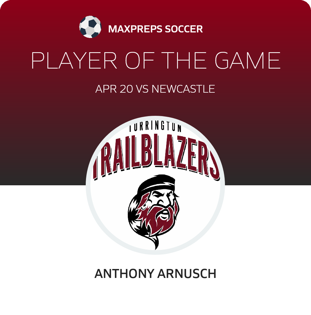 #7 Anthony Arnusch Player of the Game badge