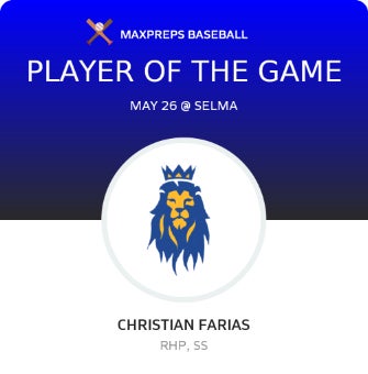 #18 Christian Farias Player of the Game badge