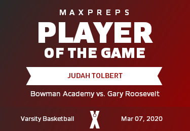 #33 Judah Tolbert Player of the Game badge