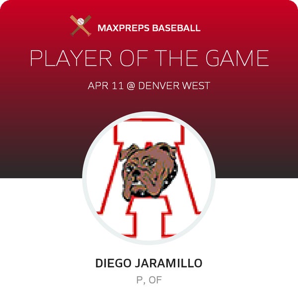 Diego Jaramillo Player of the Game badge