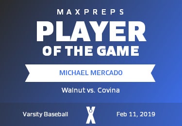 #29 MICHAEL MERCADO Player of the Game badge