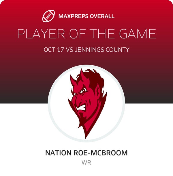 #5 Nation Roe-mcbroom Player of the Game badge