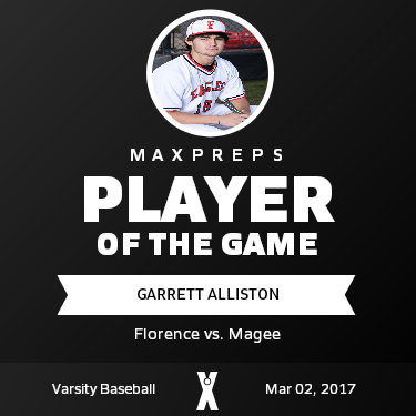 #16 Garrett Alliston Player of the Game badge