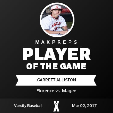 #16 Garrett Alliston Player of the Game badge