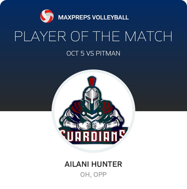 #14 AiLani Hunter Player of the Game badge