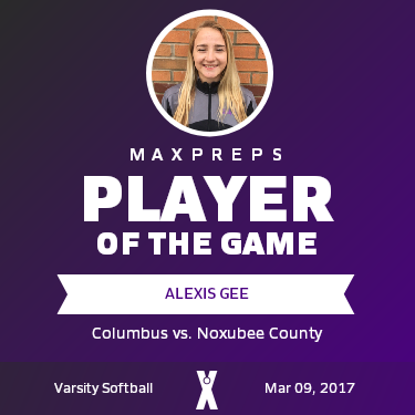 #27 Alexis Gee Player of the Game badge