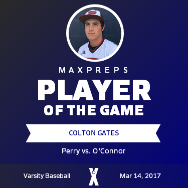 #14 Colton Gates Player of the Game badge