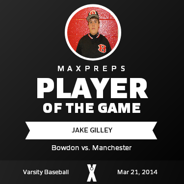 #21 Jake Gilley Player of the Game badge
