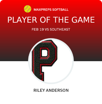 #5 Riley Anderson Player of the Game badge