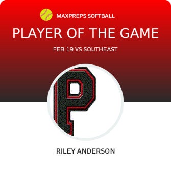 #5 Riley Anderson Player of the Game badge