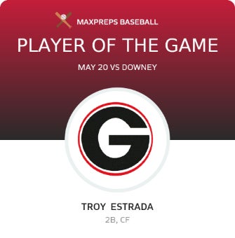 #16 Troy Estrada Player of the Game badge