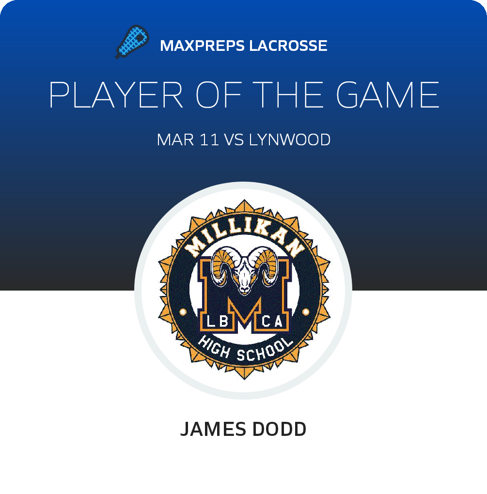 James Dodd's (Long Beach, CA) Awards | MaxPreps